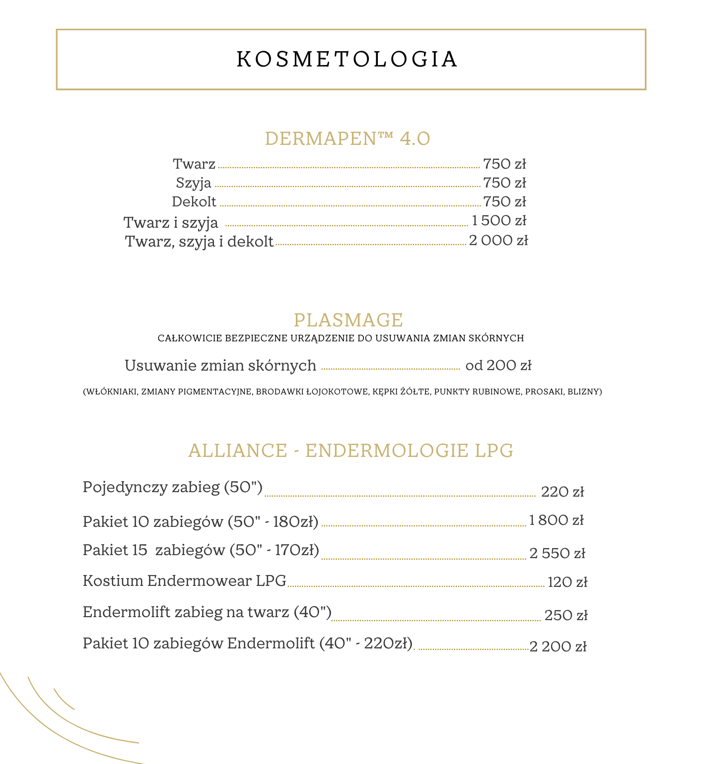cennik Radzikowska clinic (5)